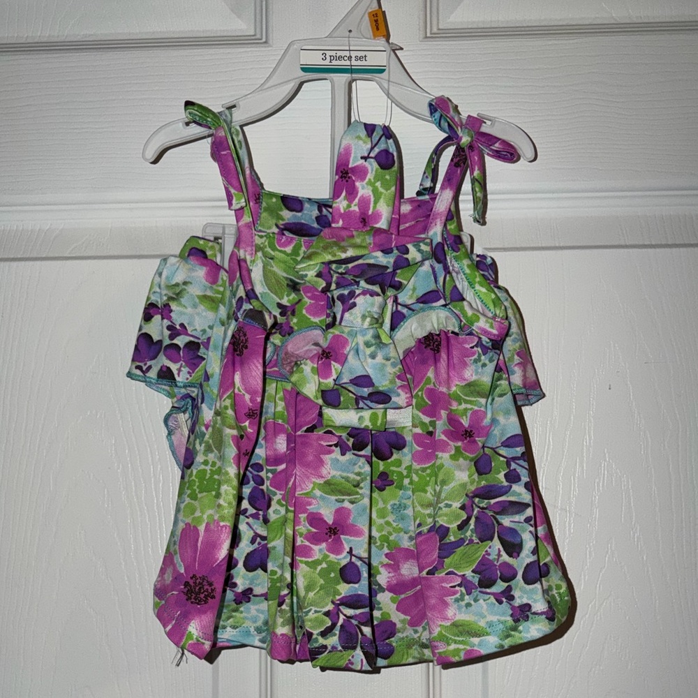 Carter's Floral Camisole - Pink, Purple, and Green